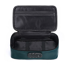 Кейс для игрушек Dorcel DISCREET BOX LUXURY GREEN, кодовый замок, 27×16×7,62 см