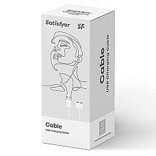 Зарядка (запасний кабель) для іграшок Satisfyer USB charging cable White