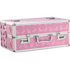 Великий кейс для зберігання секс-іграшок BMS Factory Large Lokable Vibrator Case Pink, кодовий замок