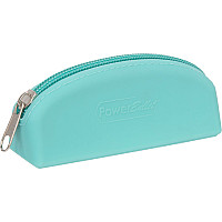Сумка для хранения секс-игрушек PowerBullet - Silicone Storage Zippered Bag Teal