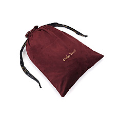 Бархатный мешочек для хранения игрушек Liebe Seele Wine Red Large Storage Bag Oblong, 34х45 см