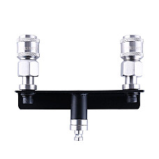 Подвійний конектор для секс-машин Hismith Quick Connector Adapter with Double Head, система KlicLok