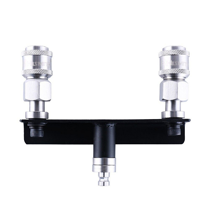 Подвійний конектор для секс-машин Hismith Quick Connector Adapter with Double Head, система KlicLok