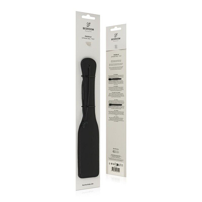 Паддл Bedroom Fantasies: Faux Leather Paddle, черный