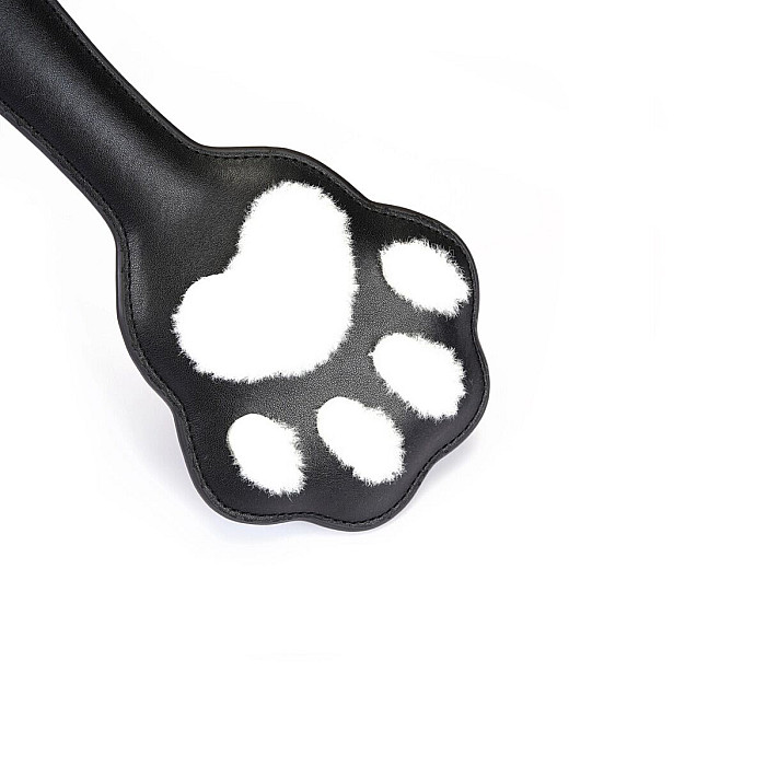 Паддл у вигляді котячої лапки Liebe Seele Round Paddle Black/White