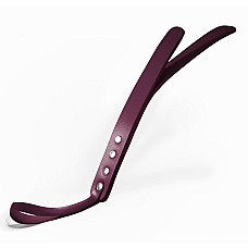 Паддл двухслойный Feral Feelings Leather Mini Paddle Burgundy, натуральная кожа