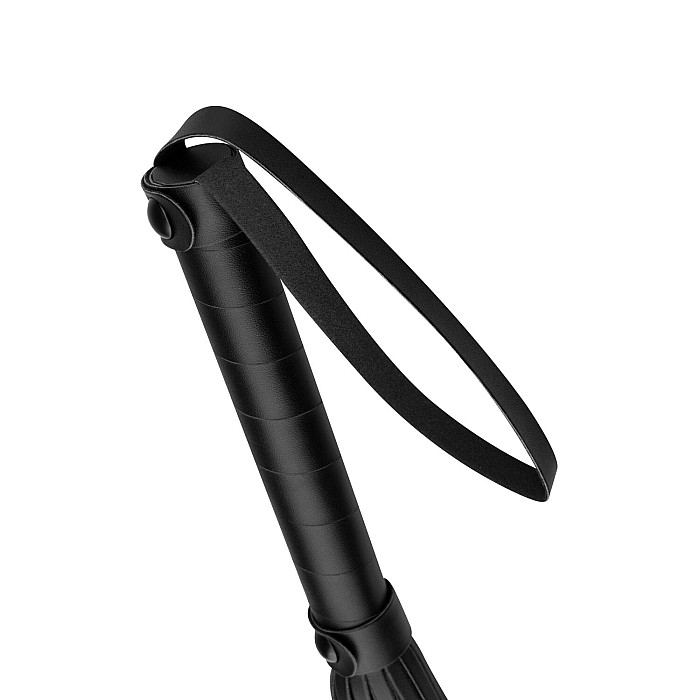 Флоггер Bedroom Fantasies: Faux Leather Flogger, черный