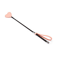 Шлепалка-сердечко Liebe Seele Dark Candy Pink Riding Crop, 55 см