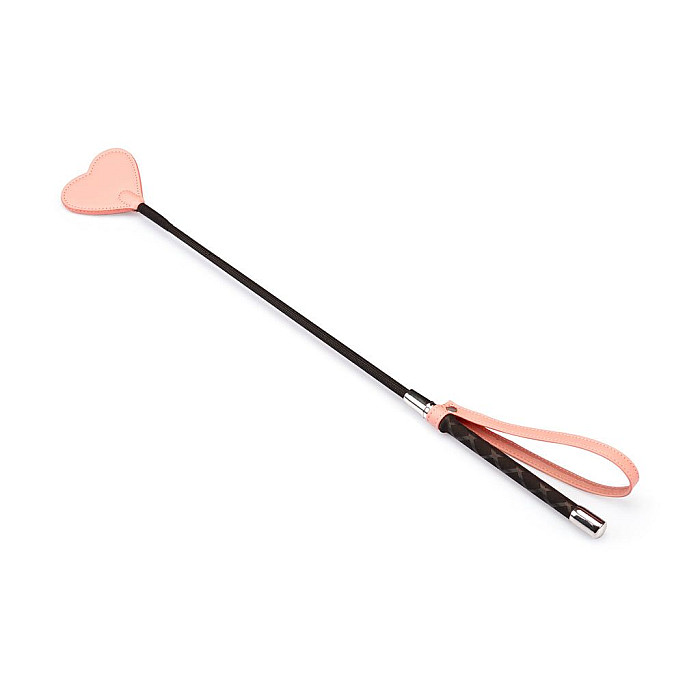 Шлепалка-сердечко Liebe Seele Dark Candy Pink Riding Crop, 55 см