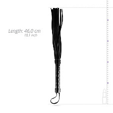 Плеть-флогер Whipped - Beat It Flogger - Black, экокожа