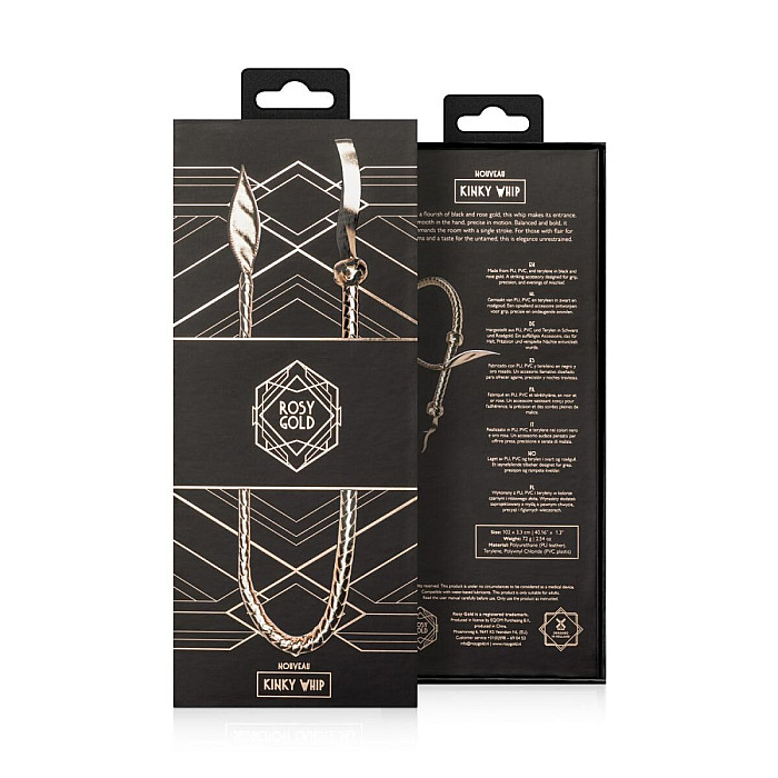 Батіг Rosy Gold Kinky Whip