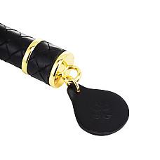 Флоггер LOCKINK SEVANDA Red & Black Braided Tail Flogger, красно-черный, хвосты с узелками