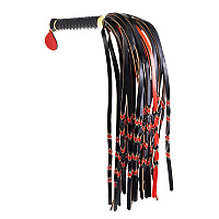 Флогер LOCKINK SEVANDA Red & Black Braided Tail Flogger