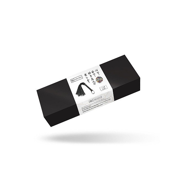 Флоггер Liebe Seele Black Organosilicon Flogger, 44 см, экокожа