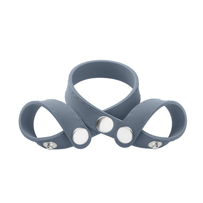 Эрекционное кольцо с разделителем мошонки Boners 8-Style Ball Splitter