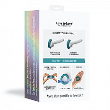 Ерекційне кільце широке Love To Love COOL RING - TEAL ME