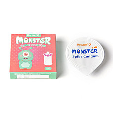 Насадка на член Recare Turquoise Monster Spike Condom (презерватив с усиками)