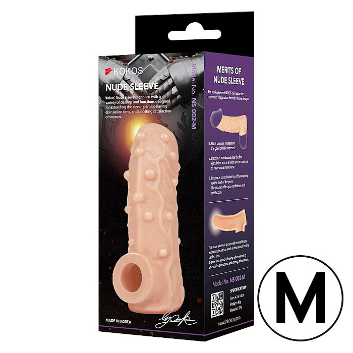 Насадка на член Kokos Nude Sleeve NS 002 M
