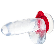 Эрекционное кольцо – дракон Creature Cocks Rise of the Dragon Silicone Penis Ring – Red, диаметр 4 см