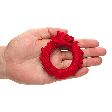 Эрекционное кольцо – дракон Creature Cocks Rise of the Dragon Silicone Penis Ring – Red, диаметр 4 см