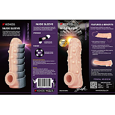 Насадка на член Kokos Nude Sleeve NS 002 S