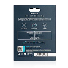 Ерекційне кільце Boners Hexagon Cock Ring