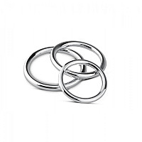Набір ерекційних кілець Sinner Gear Unbendable – Cock/Ball Ring & Glans Ring Set