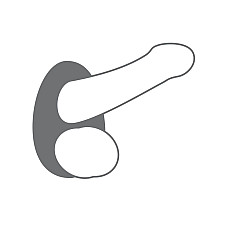 Эрекционное кольцо Dorcel Liquid-Soft Teardrop для члена и мошонки, soft-touch силикон