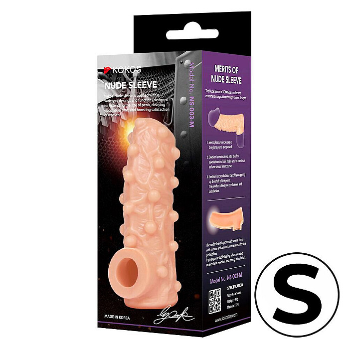 Насадка на член Kokos Nude Sleeve NS 003 S
