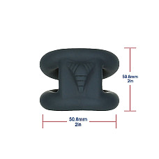Двойное эрекционное кольцо LUX Active – Tug – Versatile Silicone Cock Ring