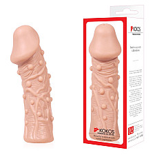 Насадка на член Kokos Extreme Sleeve ES.06 розмір M, потовщувальна, стимулюючий рельєф