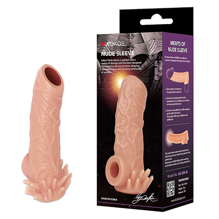 Насадка на член Kokos Nude Sleeve NS 005 S