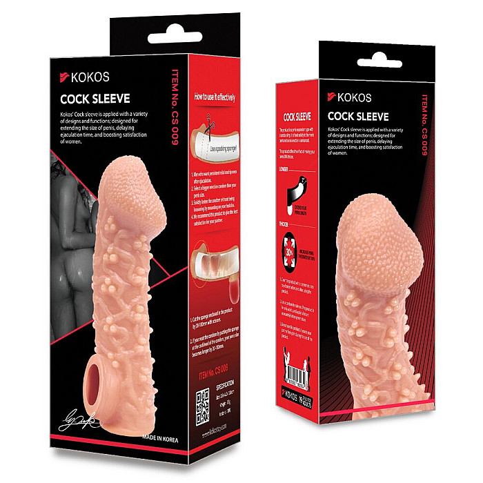 Насадка на член Kokos Cock Sleeve CS 009 M