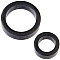 Набір ерекційних кілець Doc Johnson Platinum Premium Silicone — The C-Rings — Charcoal