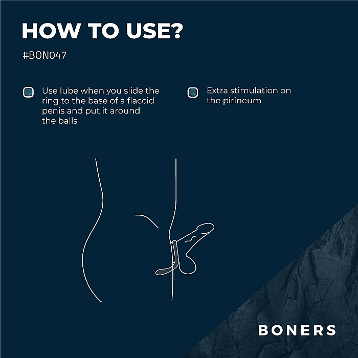 Ерекційне кільце Boners Cock ring