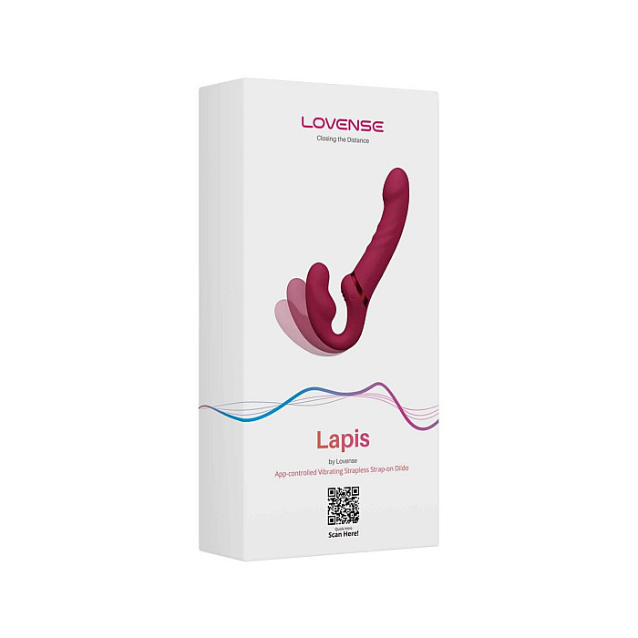 Безремінний смарт-страпон Lovense Lapis vibrating strapless strap-on,3 мотори
