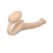 Безремінний страпон Strap-On-Me Flesh S, повністю регульований, діаметр 2,7см