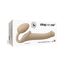Безремінний страпон Strap-On-Me Flesh M, повністю регульований, діаметр 3,3 см