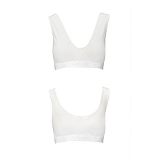 Спортивный топ из эластичного хлопка Passion PS005 TOP M, white