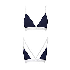 Спортивный топ с двойными бретелями Passion PS007 TOP M, navy blue