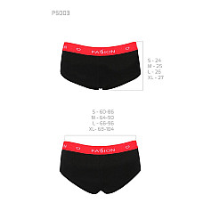 Трусики-шортики Passion PS003 PANTIES S, black