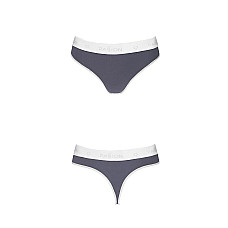 Спортивные трусики-стринги Passion PS007 PANTIES S, dark grey