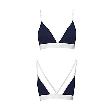 Спортивный топ с двойными бретелями Passion PS007 TOP S, navy blue