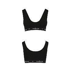 Спортивный топ с широкой резинкой Passion PS004 TOP M, black