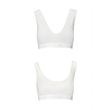 Спортивный топ из эластичного хлопка Passion PS005 TOP XL, white