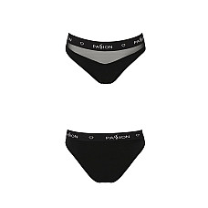 Трусики с прозрачной вставкой Passion PS006 PANTIES M, black