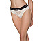 Трусики з широкою гумкою і мереживом Passion PS001 PANTIES M, ecru