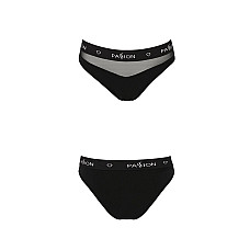 Трусики с прозрачной вставкой Passion PS006 PANTIES XL, black