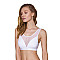 Топ с прозрачной вставкой Passion PS002 TOP S, white