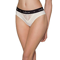 Трусики с широкой резинкой и кружевом Passion PS001 PANTIES XL, ecru